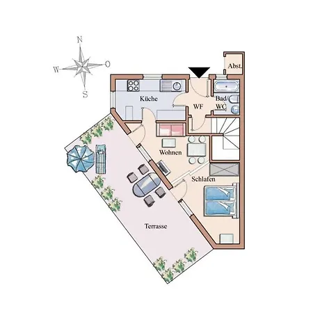 Apartamento Toni's Strandbude *
